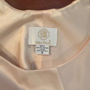 Vera Wang Two Piece Classic Evening Dress Size 12 Champagne Color